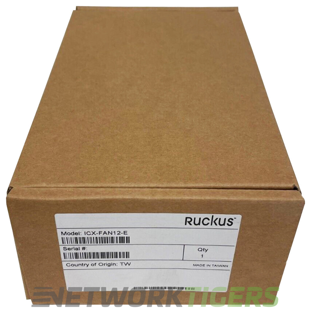 NEW Ruckus Brocade ICX-FAN12-E ICX 7550 Front-to-Back Airflow Switch Fan Module