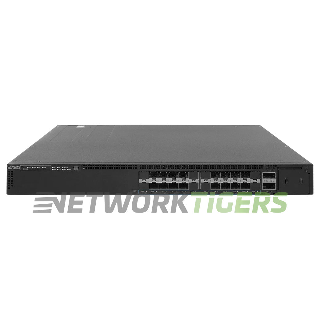 NEW Ruckus ICX7550-24F-E2 ICX 7550 24x 10GB SFP+ 2x 40GB QSFP+ F-B Air Switch