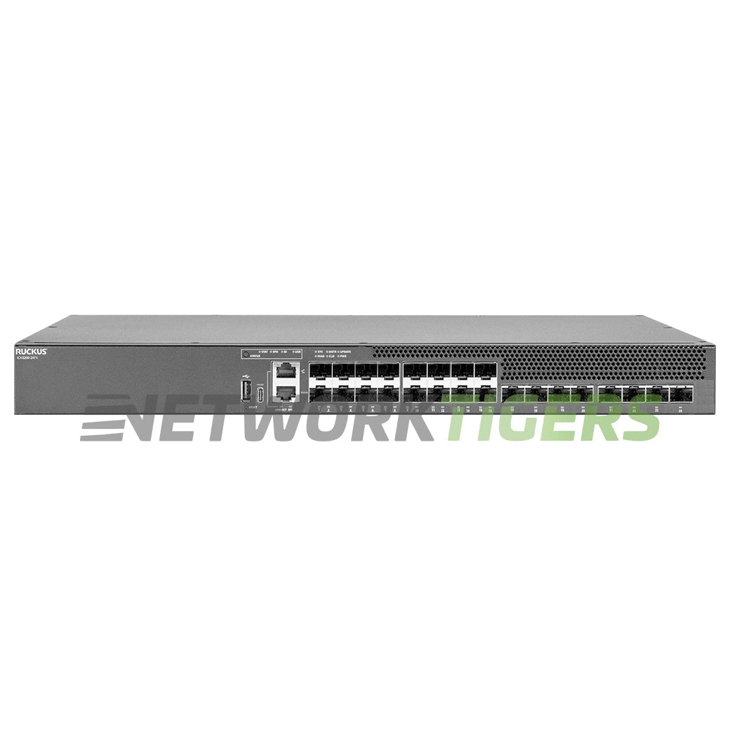 Ruckus ICX8200-24FX ICX 8200 Series 16x 10GB SFP+ 8x 25GB SFP28 Switch