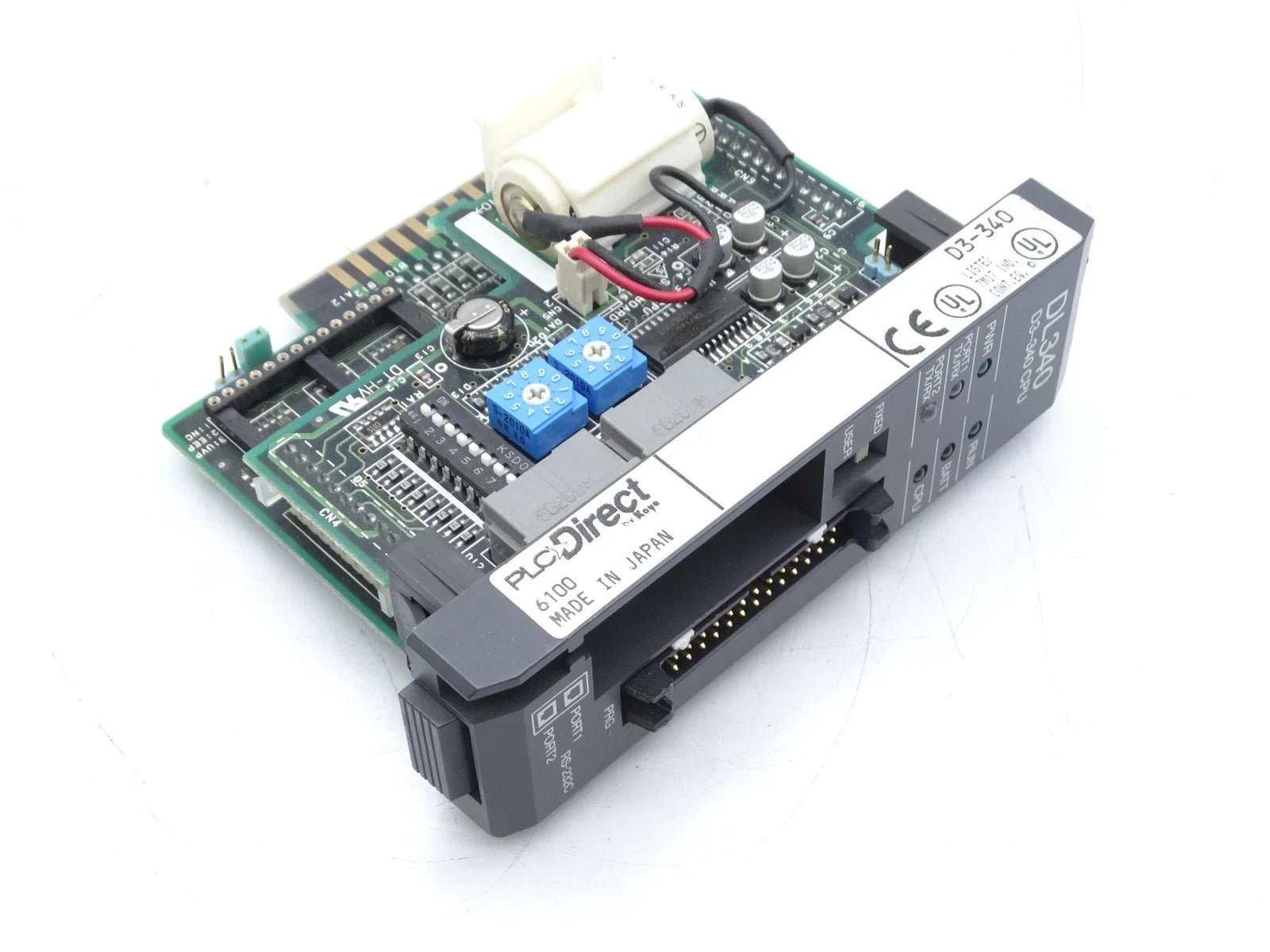 Automation Direct D3-340 DirectLOGIC DL305 PLC CPU with 3.7K Ladder Memory and RS-232 Ports