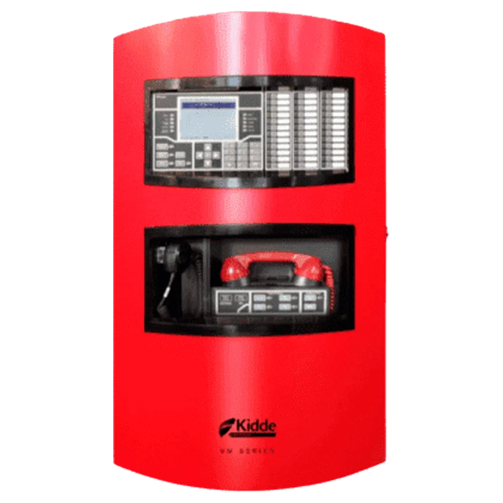 VM-1R | Kidde Commercial VM Series Intelligent Fire Alarm Control Panel, Red Door