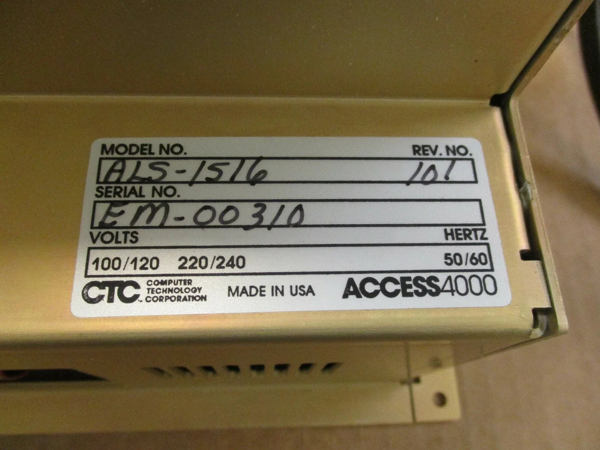 ALS-1516 | Parker Access 4000 Operator Interface Display 16-Port Industrial HMI