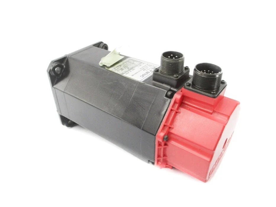 A06B-0128-B588#7008 | FANUC AC Servo Motor A6/3000 with A1000 Encoder, Straight Shaft