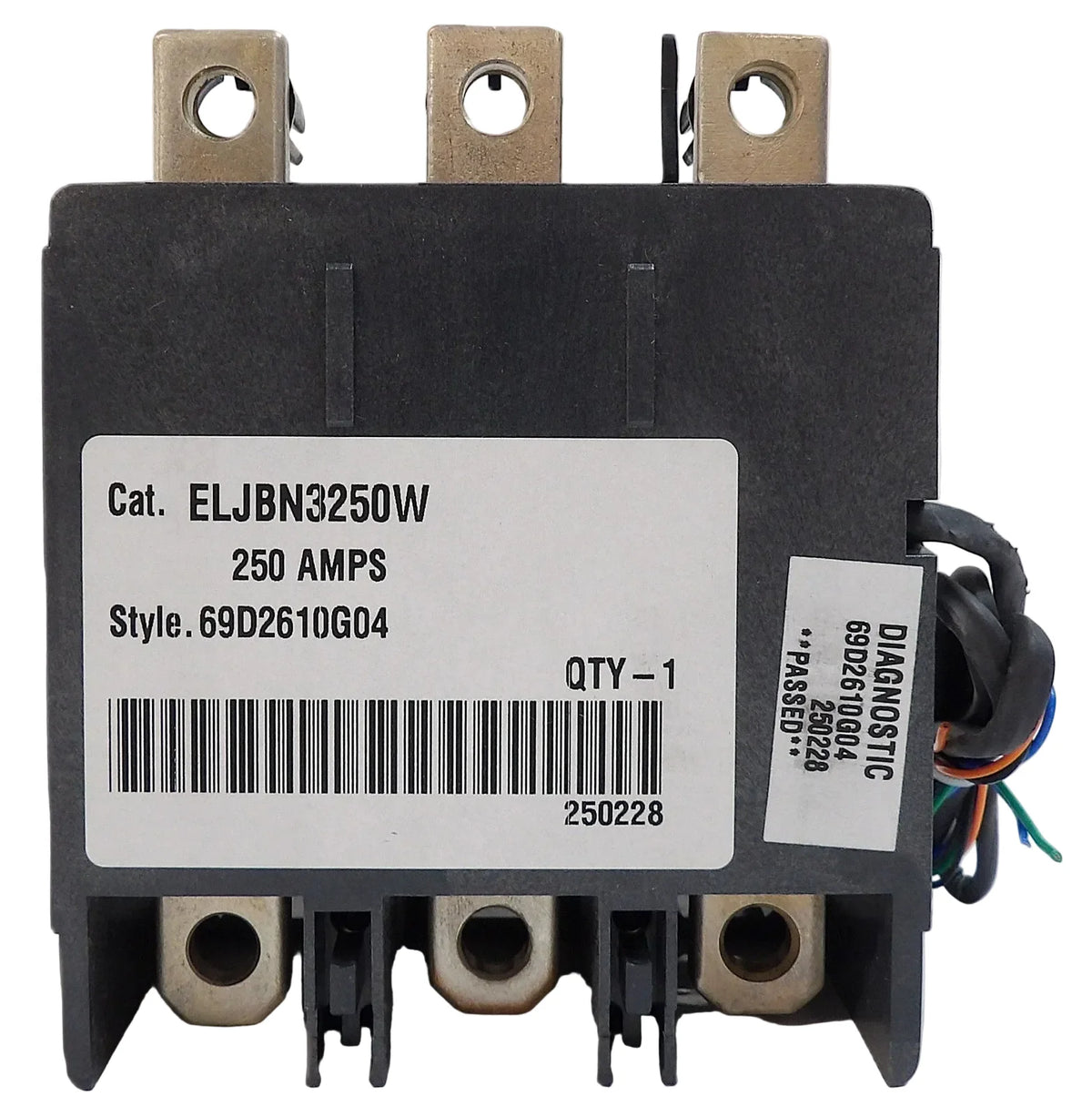 Eaton ELJBN3250W Series G 250A JG-Frame Earth Leakage Module