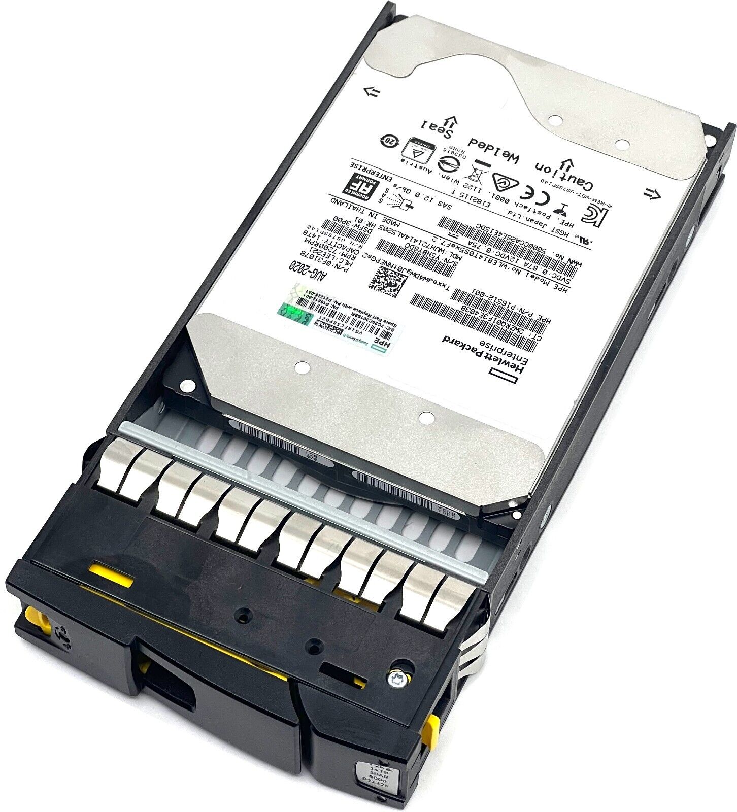 HPE 3PAR WUH721414AL5205 P21225-001 14TB 7.2K RPM SAS 12Gb/s 520 Byte Sectors SED FIPS 3.5in Refurbished HDD