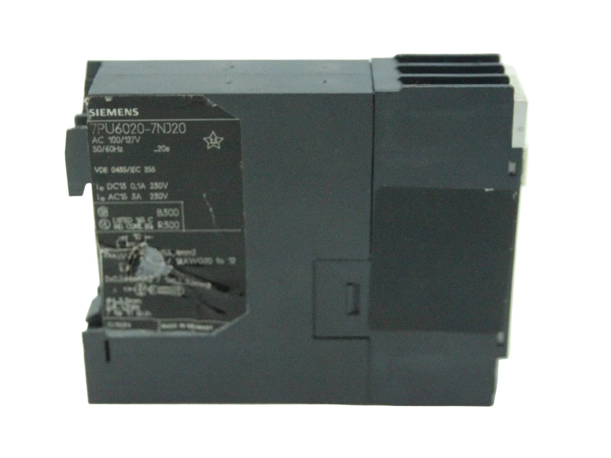 7PU6020-7NJ20 | Siemens Star-Delta Time Relay 110-127V AC 2-20s
