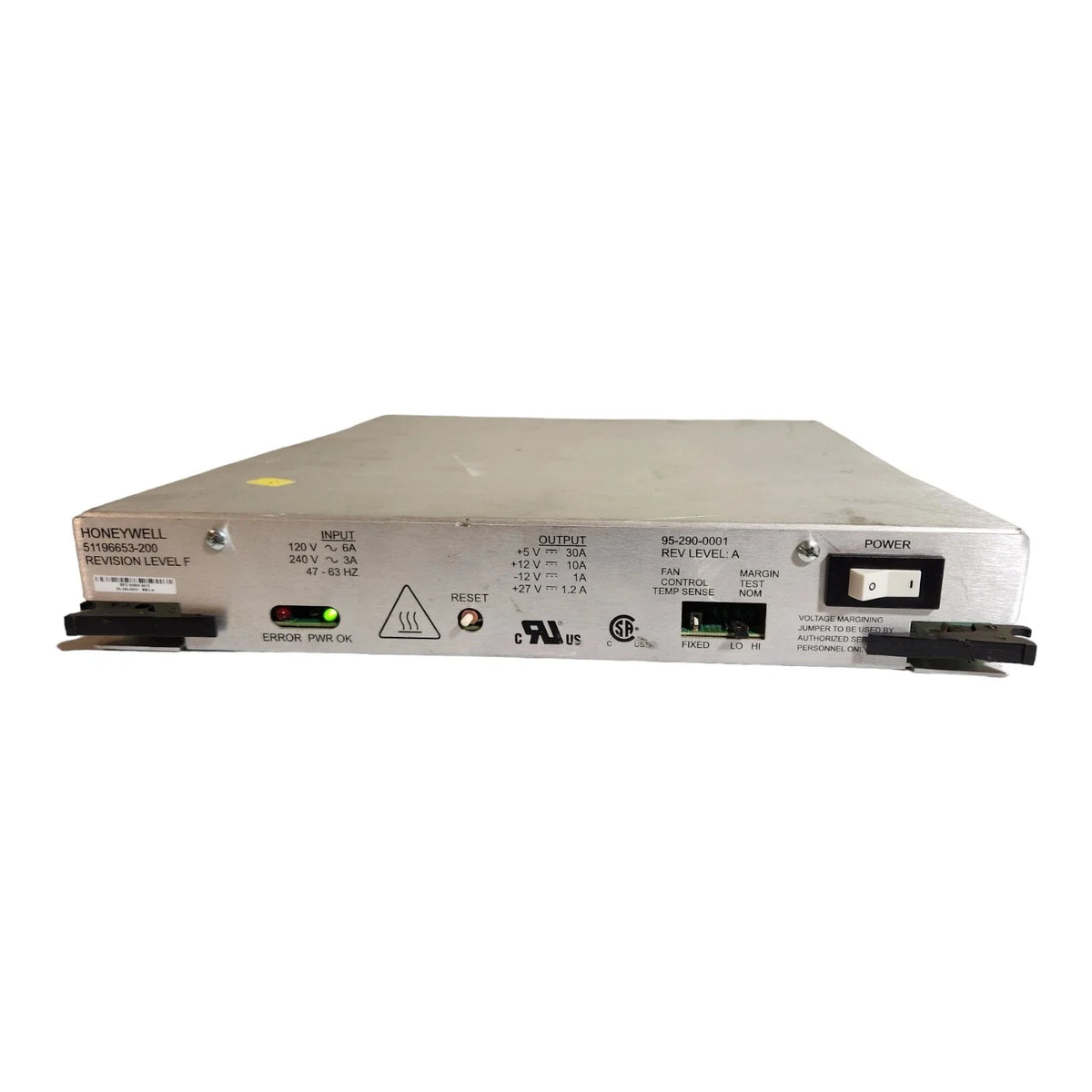 51196653-200 | Honeywell TDC 3000 Five Slot Power Supply Module With PFC