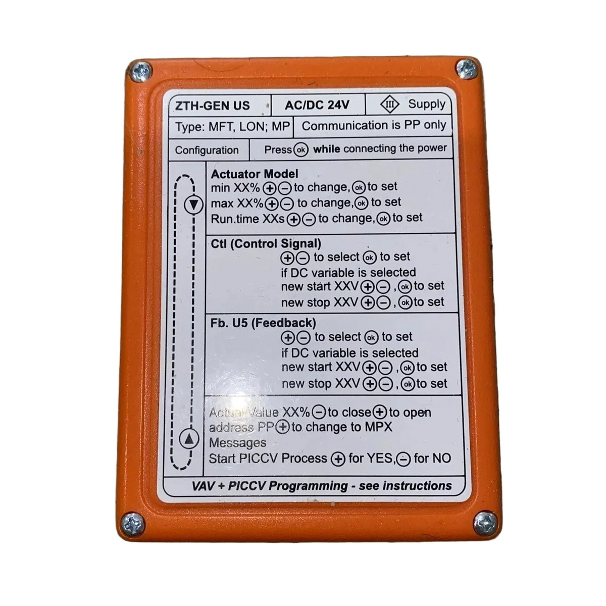 ZTH-GEN | Belimo Handheld Programming Tool With LCD Display