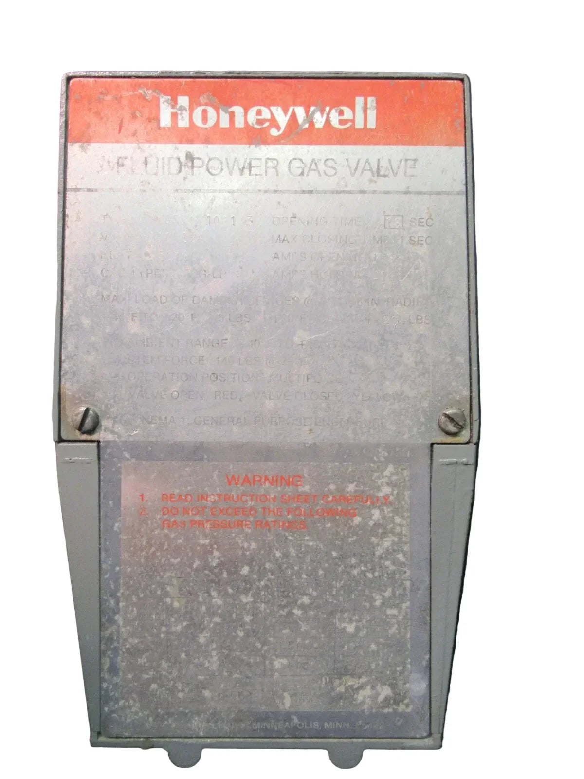 V4055A10313 | Honeywell Fluid Power Gas Valve 120VAC 75 PSI