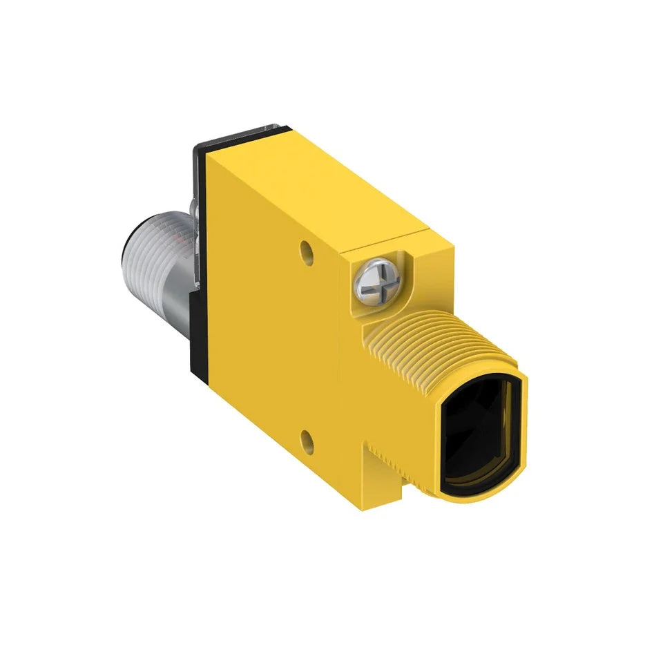 SM312CVBQD | Banner Engineering Mini-Beam 16 mm Blue LED Convergent Sensor