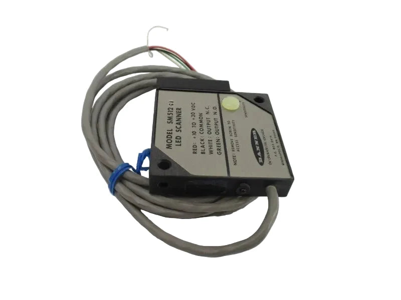 SM512C1 | Banner Engineering Photoelectric DC Sensor, Visible Red