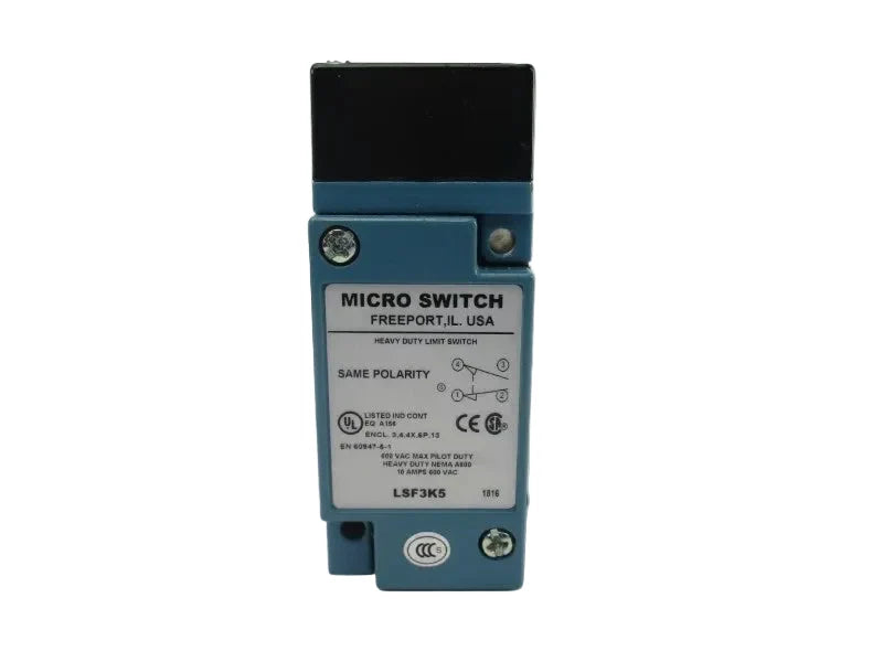 LSF3K5 | Honeywell HDLS SPDT Heavy-Duty Limit Switch Side Roller 10A 600VAC