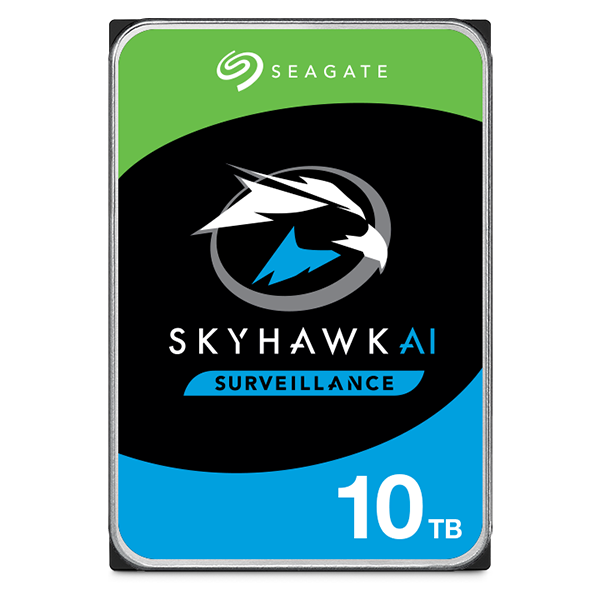 Seagate SkyHawk AI Surveillance ST10000VE0008 10TB 7.2K RPM SATA 6Gb/s 512e 3.5in Refurbished HDD