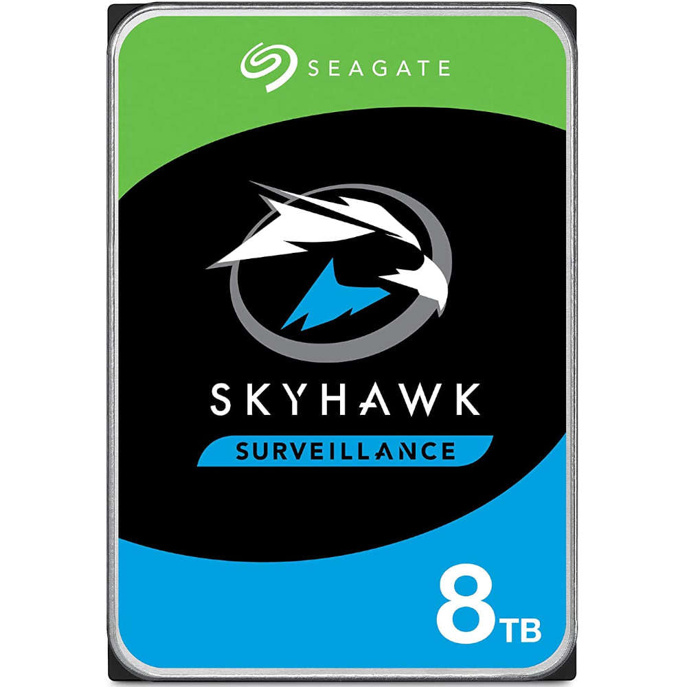Seagate SkyHawk Surveillance ST8000VX004 8TB 7.2K RPM SATA 6Gb/s 512e 3.5in Recertified Hard Drive