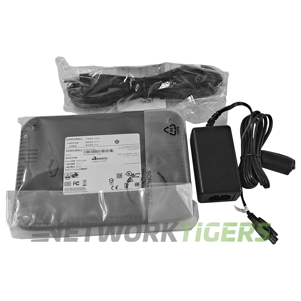 NEW SonicWall 02-SSC-0184 SOHO Total Secure CSC SECAAS Firewall NEVER REGISTERED