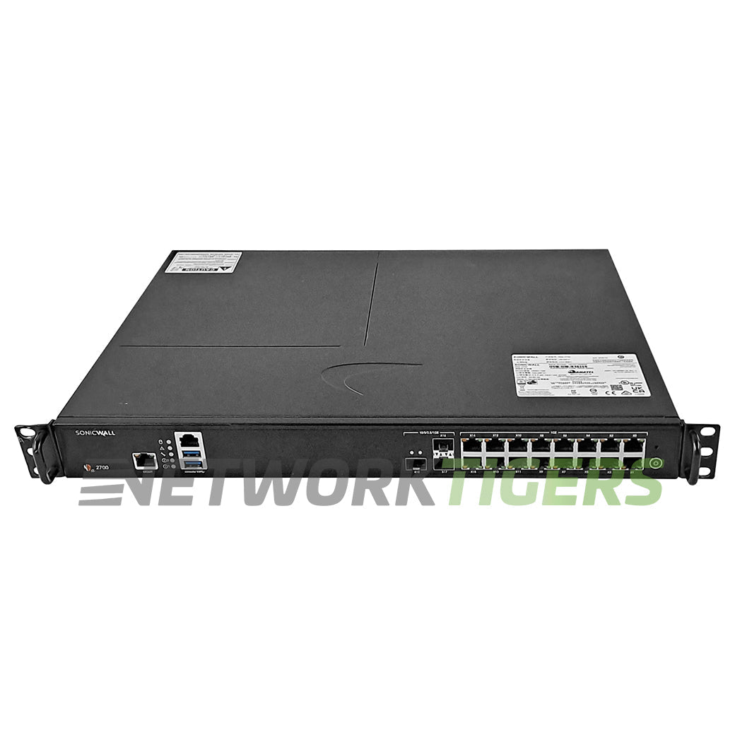 SonicWall 02-SSC-4324 NSA 2700 Series 5.2 Gbps Firewall - TRANSFER READY