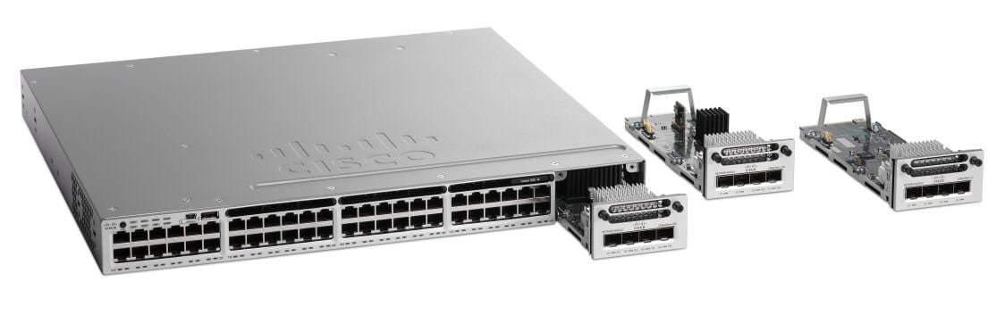 Cisco WS-C3850-12S-E Refurbished — 12-Port GE SFP Switch IP Services