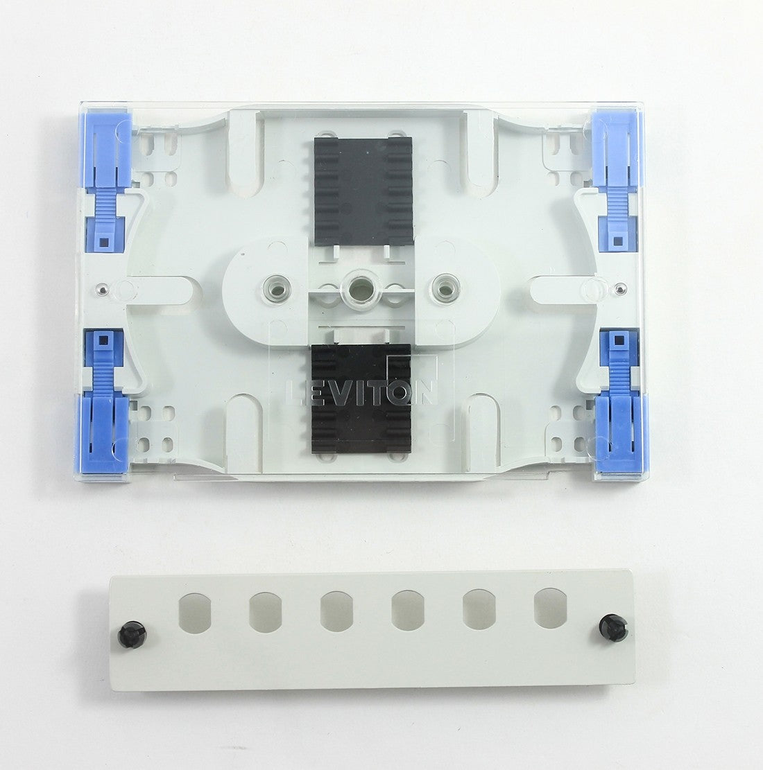 Leviton Plastic Splice Tray W/Cover For NID, 5.6"W X 3.7"L