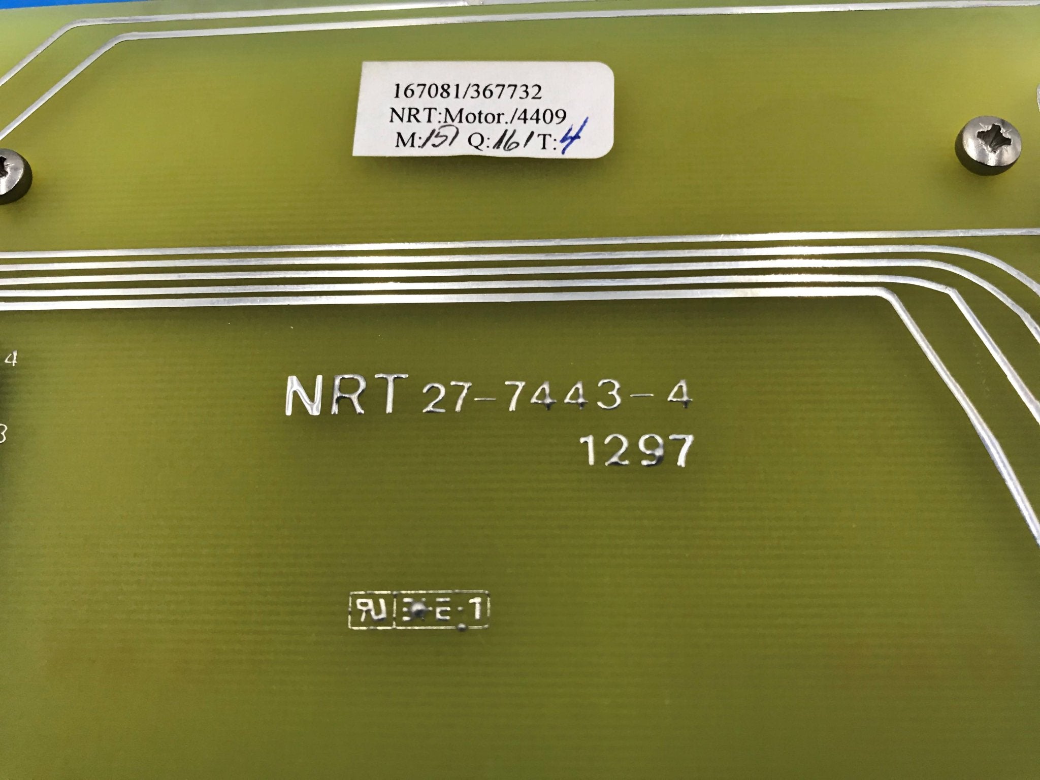 Table Top Up/Down Motor control (NRT 27-7443-4 1297) GE MPI