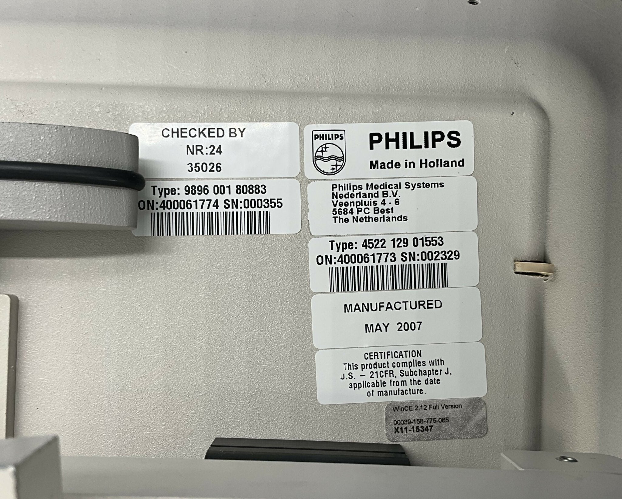 TOUCH SCREEN MONITOR (452212901553/989600180883/5388468) PHILIPS