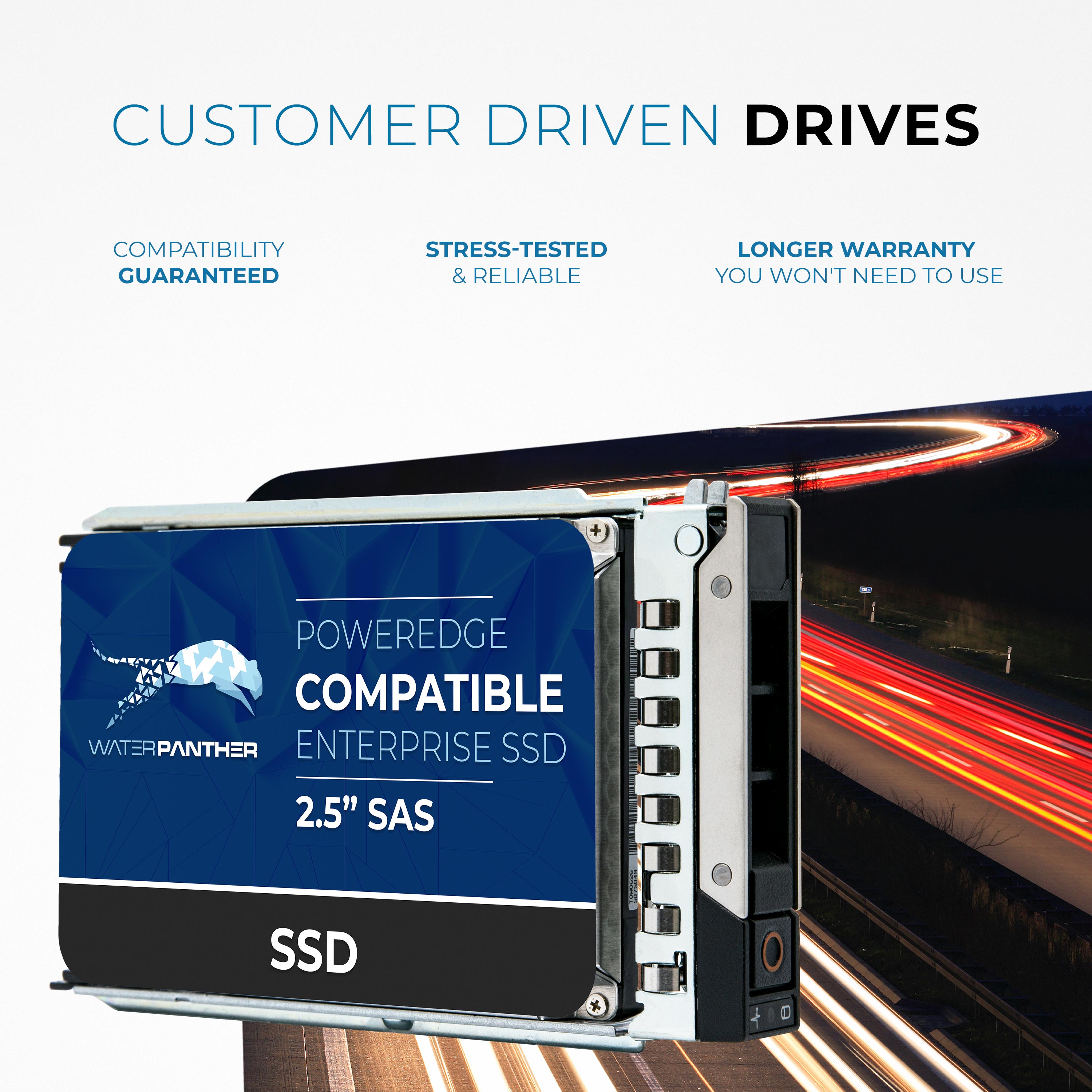Water Panther G14 15.36TB SAS 12Gb/s 2.5in Recertified Solid State Drive