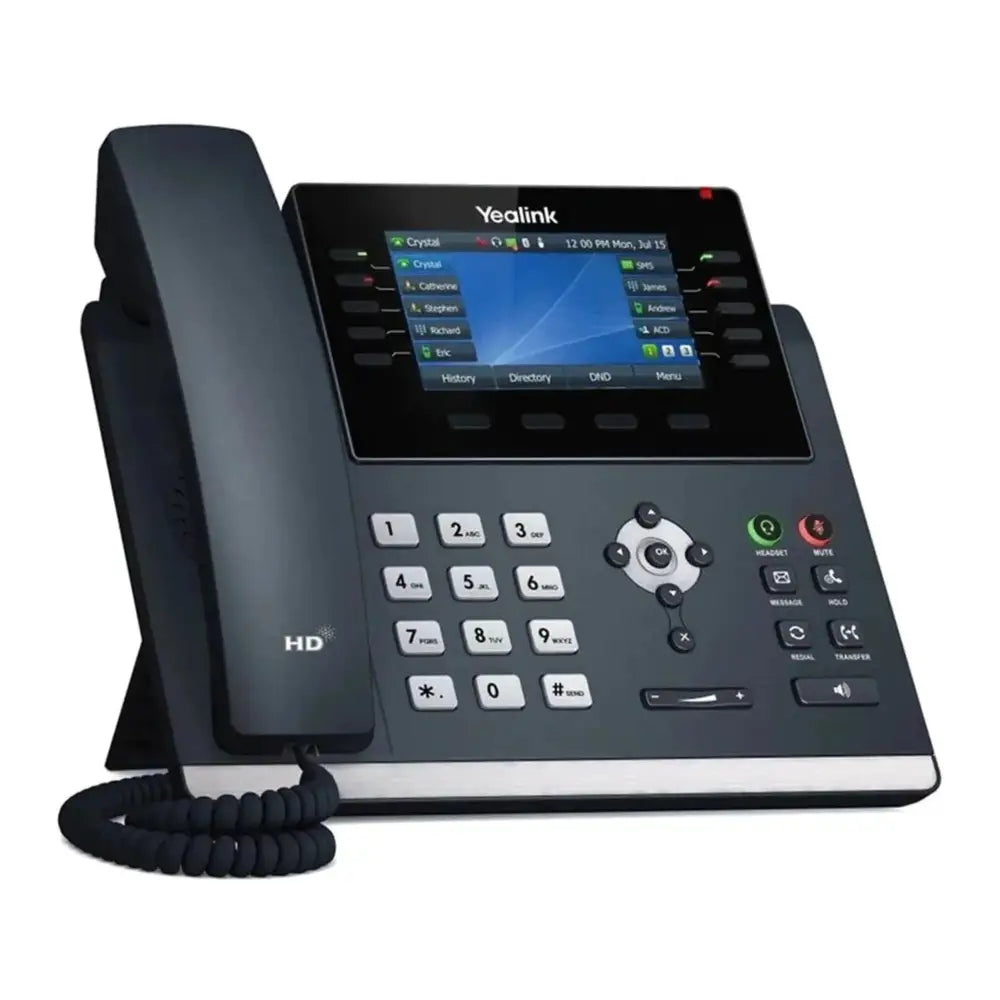 Yealink SIP-T46U 16-Line Gigabit IP Phone 4.3" Color Display PoE 1301203 - New