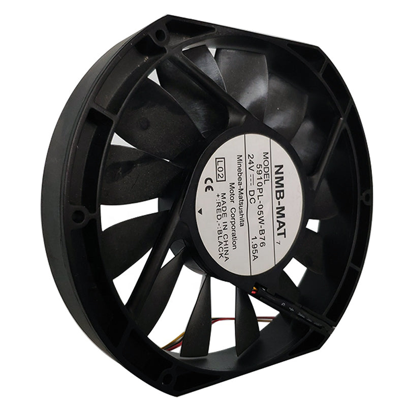 5910PL-05W-B76 DC 24V 1.95A 172*150*25mm Para ventilador de inversor / ventilador de CPU
