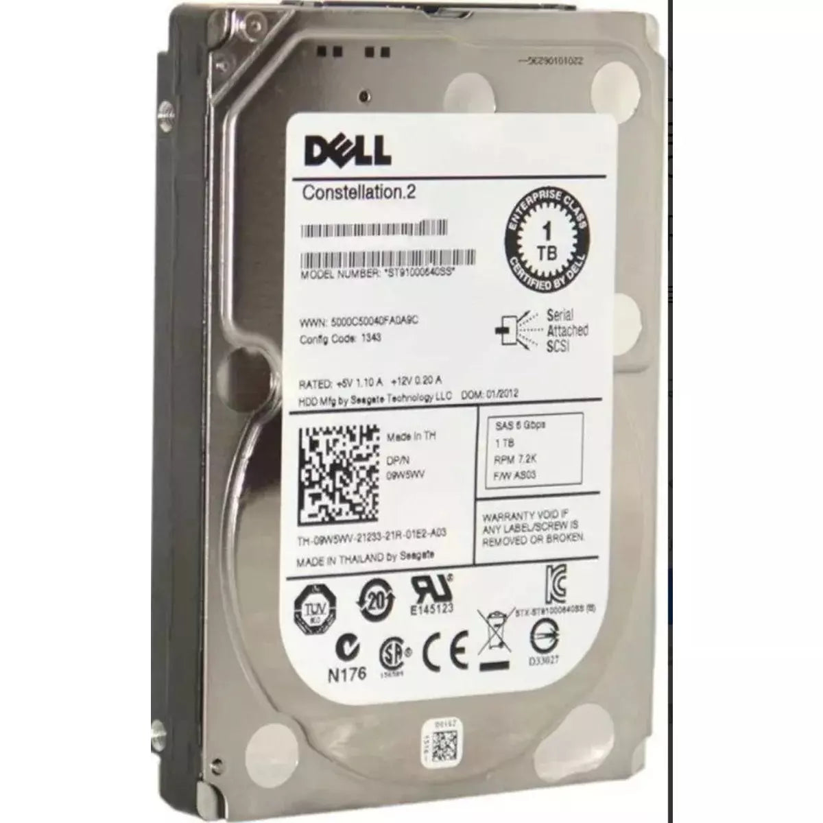 HD 2900 Disco duro SAS de conexión en caliente de 1TB 7.2K 6Gb/s