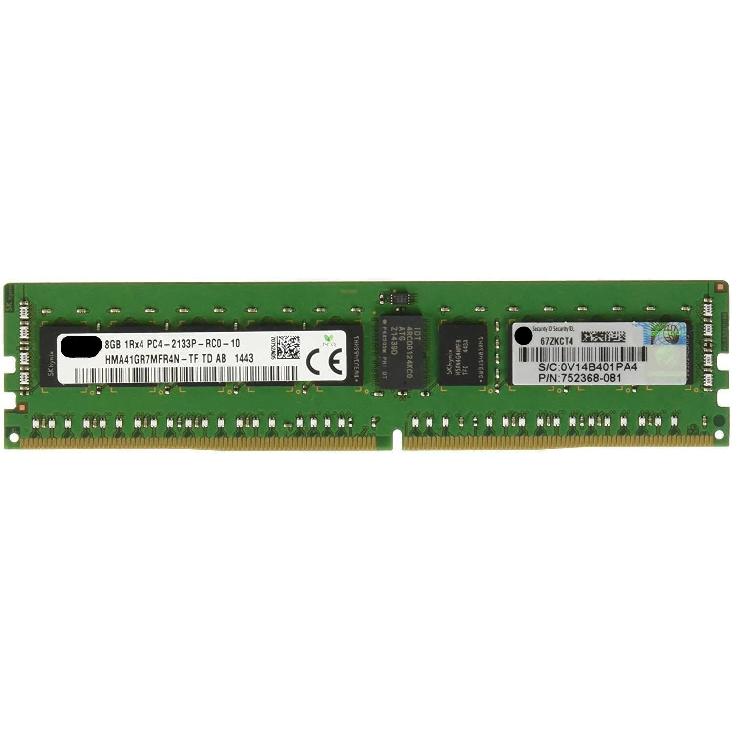 HP 8GB (1x8GB) Dual Rank x8 DDR4 2133 MHz 288-pin DIMM RAM Module SDRAM (726718-B21 )-FoxTI