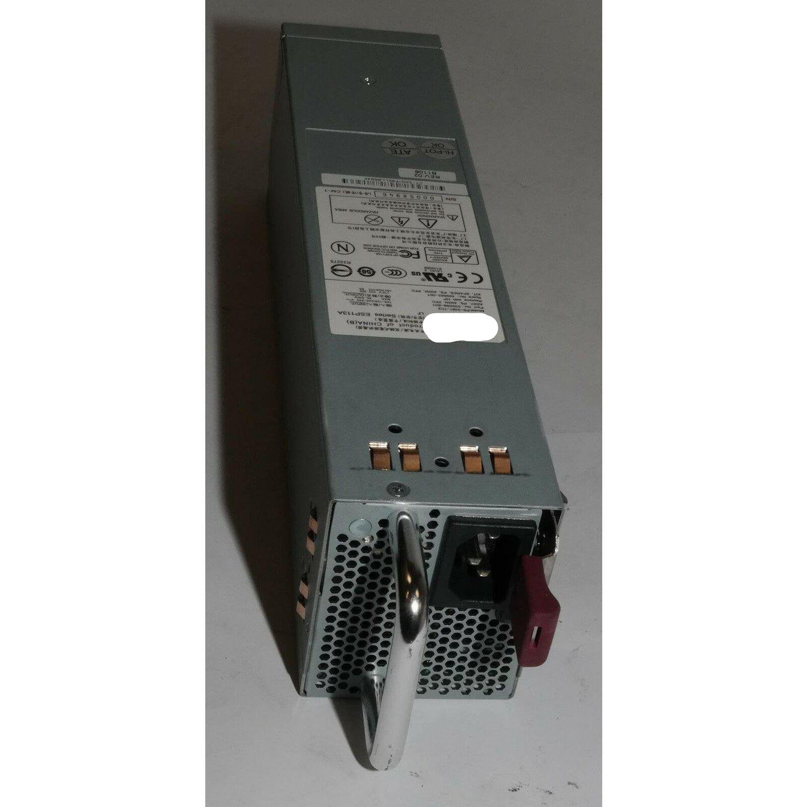 HP POWER SUPPLY 339596-601 PS-3381-1C2 EVA 6400 EVA 8400 ESP113A 489883-001 400W-FoxTI