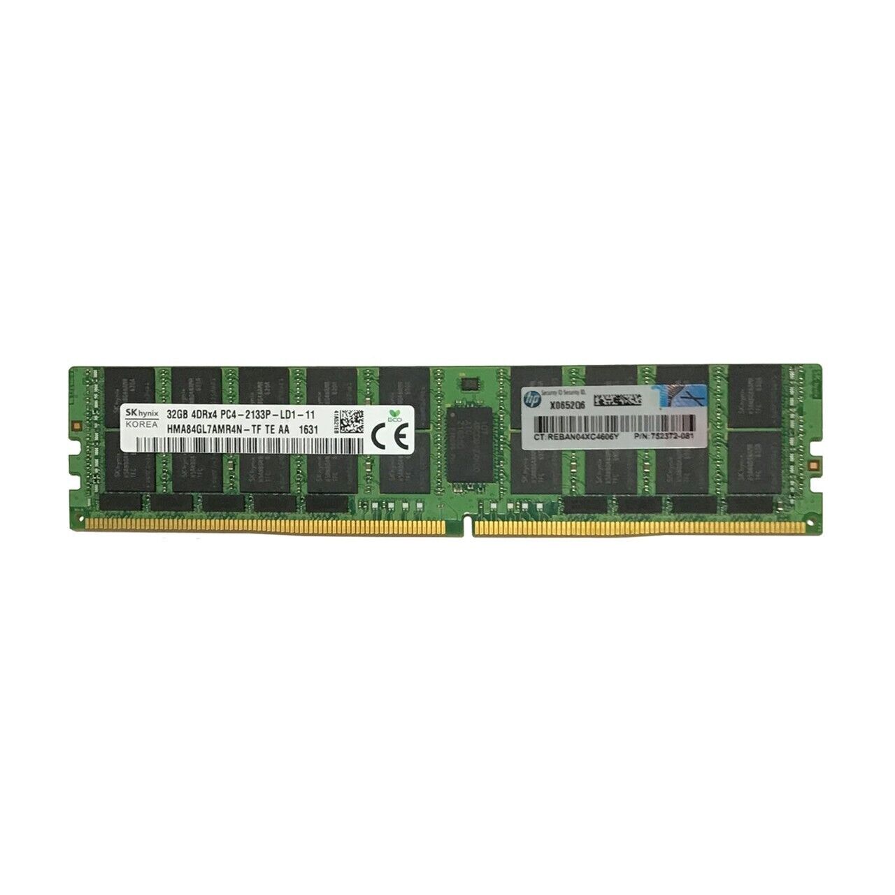 32GB (1 x 32GB) PC4-2133P-L Server Memory 752372-081 774174-001 4DRX4