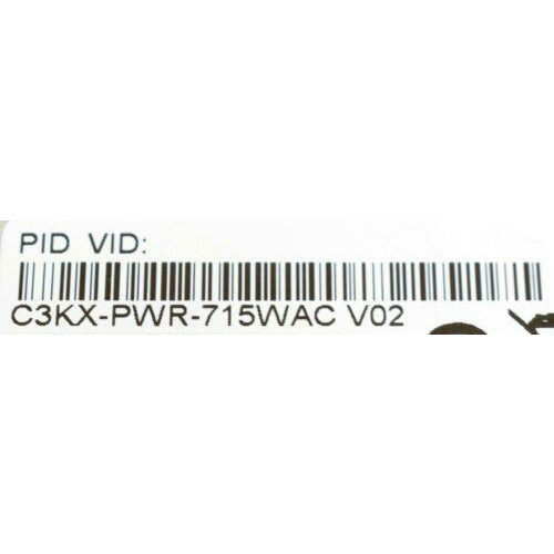 Fonte Cisco C3KX-PWR-715WAC Power Supply | Output: 715W for Catalyst 3750X 3560X - MFerraz Tecnologia