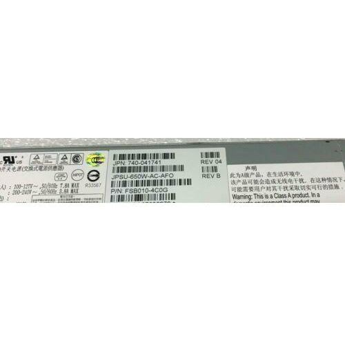 Fonte Juniper JPSU-650W-AC-AFO 650W AC Power Supply PSU QFX5100 EX4550 QFX3500 QFX3600 - MFerraz Tecnologia