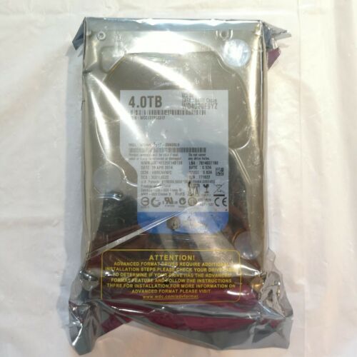Disco WD4000F9YZ Western Digital 4TB 7.2K 6G 64MB 3.5" SATA SERVER HDD Hard Drive - MFerraz Tecnologia