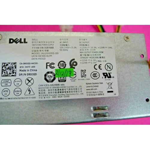 Fonte Genuine Dell Inspiron 3470 Vostro 3470 200W Power Supply HU200EBS-00 R9JGD - MFerraz Tecnologia