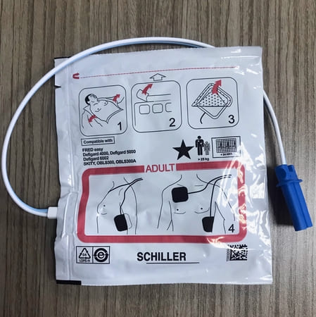 0-21-0020 0-21-0037 AED Professional Defibrillation Electrodes Pads – Adult Use