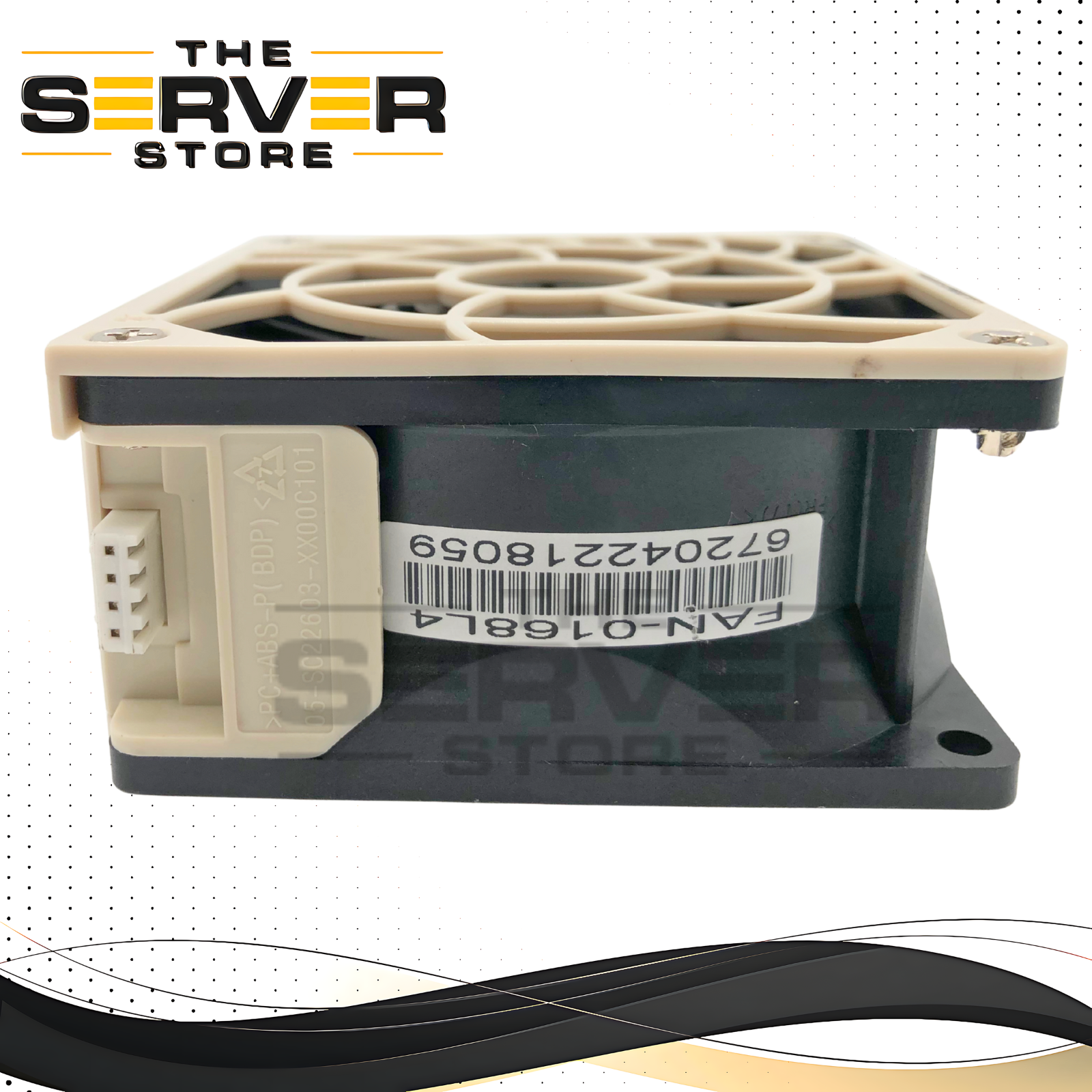 Supermicro 80x80x38mm 13,500 RPM Middle Axial Server Counter-Rotating Fan, For SC226S Series Chassis. P/N: FAN-0168L4.