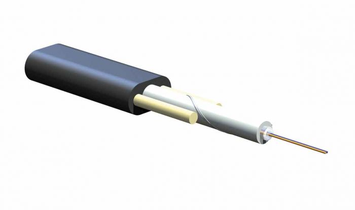 Corning 2 Fiber SM SST Drop Cable Dielectric Non Armored