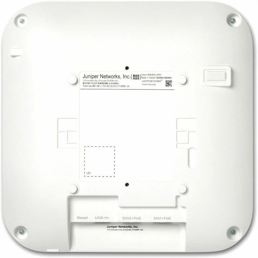 Mist AP47 Tri Band Wi-Fi 7 IEEE 802.11 a/b/g/n/ac/ax/be 28.80 Gbit/s Wireless Access Point - Indoor
