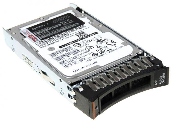 00AJ301 IBM 600GB 15K 6G SAS 2.5in Drive 00AJ300