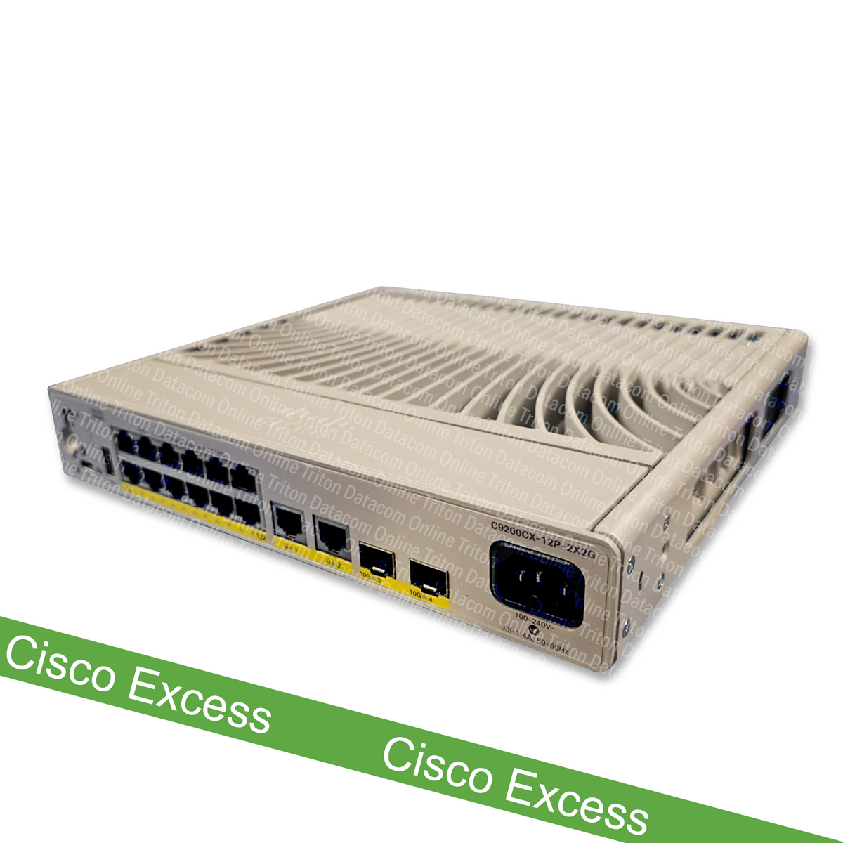 C9200CX-12P-2X2G-A - Cisco Catalyst 9200 Series Compact Switch with 12-port gigabit ethernet, PoE+, 2x10GE SFP+ and 2x1GE Copper uplinks, Network Advantage licensing