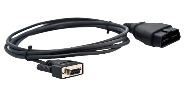 Kvaser OBD II to Dsub9 Adapter Cable 2.5 m