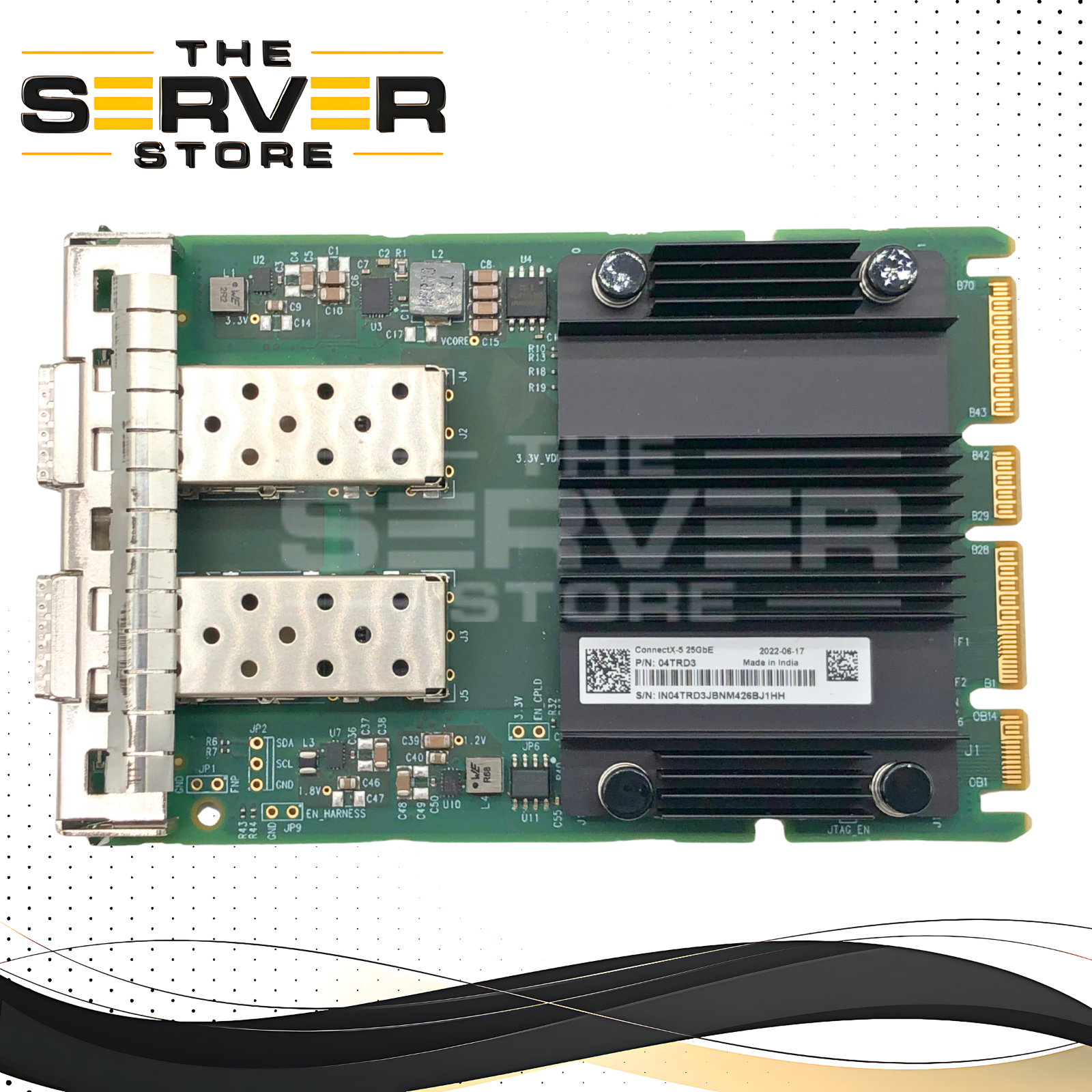 Dell Nvidia Mellanox ConnectX-5 EN CX562A Dual Port SFP28 25GbE OCP 3.0 PCIe 3.0 x16 Network Interface Card (NIC) 04TRD3 4TRD3