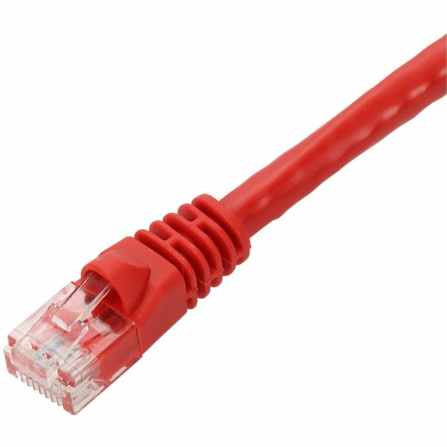 AddOn 3ft Red CAT 6 PVC Ethernet Cable Snagless Bubble Boot RJ-45 M/M