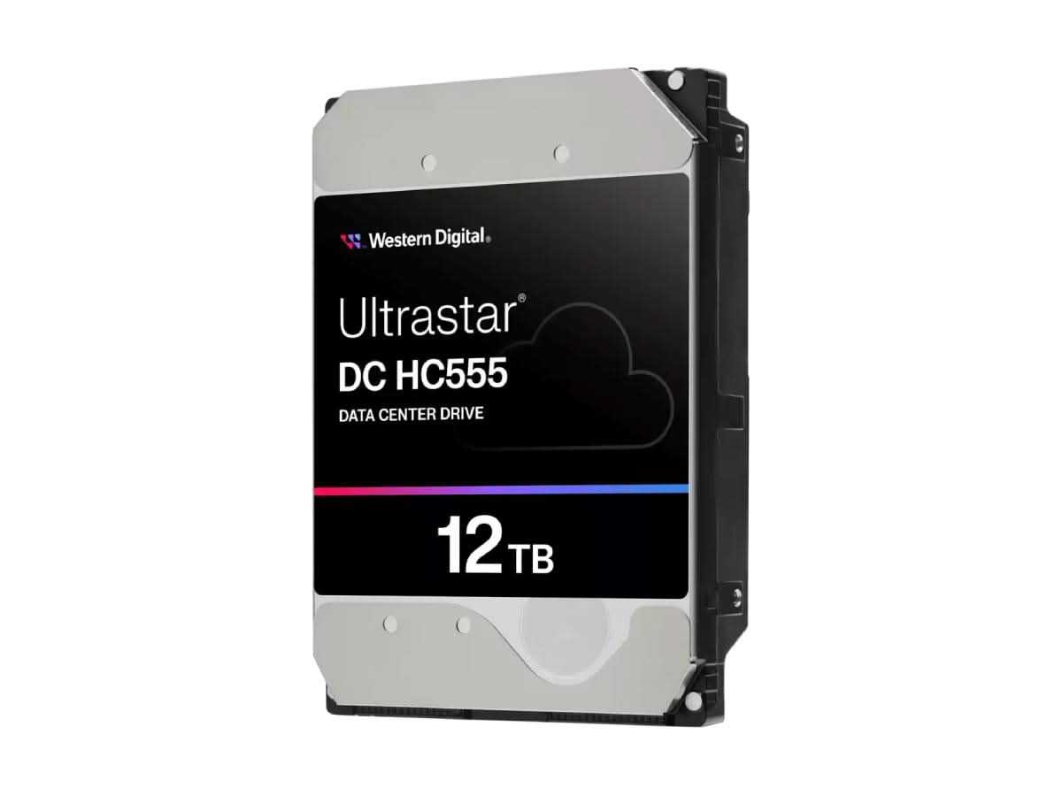 Western Digital Ultrastar DC HC555 0B48710 12TB 512MB 7200RPM SAS 3.5in Hard Drive