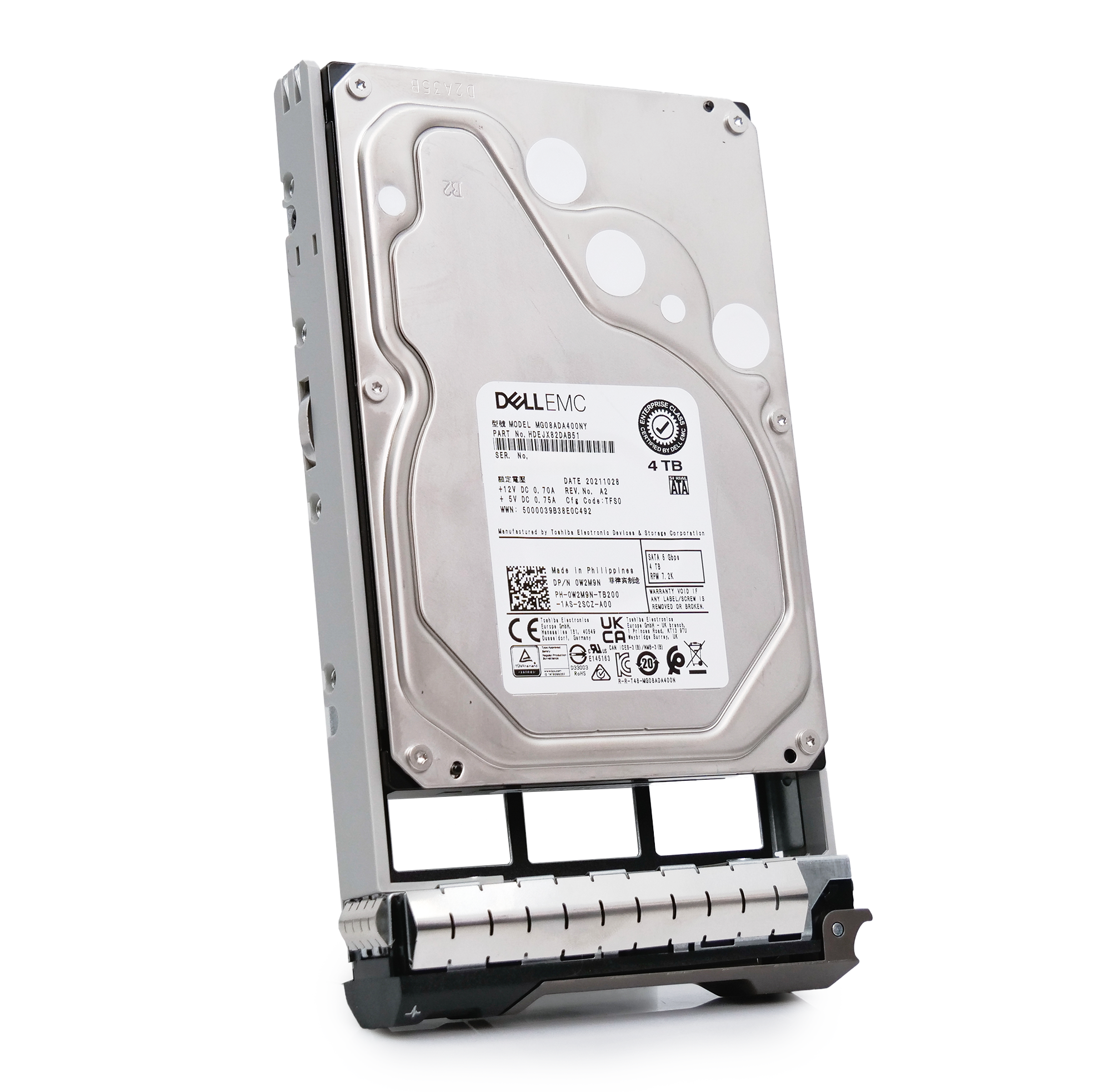 Dell G13 400-AFYD 4TB 7.2K RPM SATA 6Gb/s 512n 3.5in Hard Drive