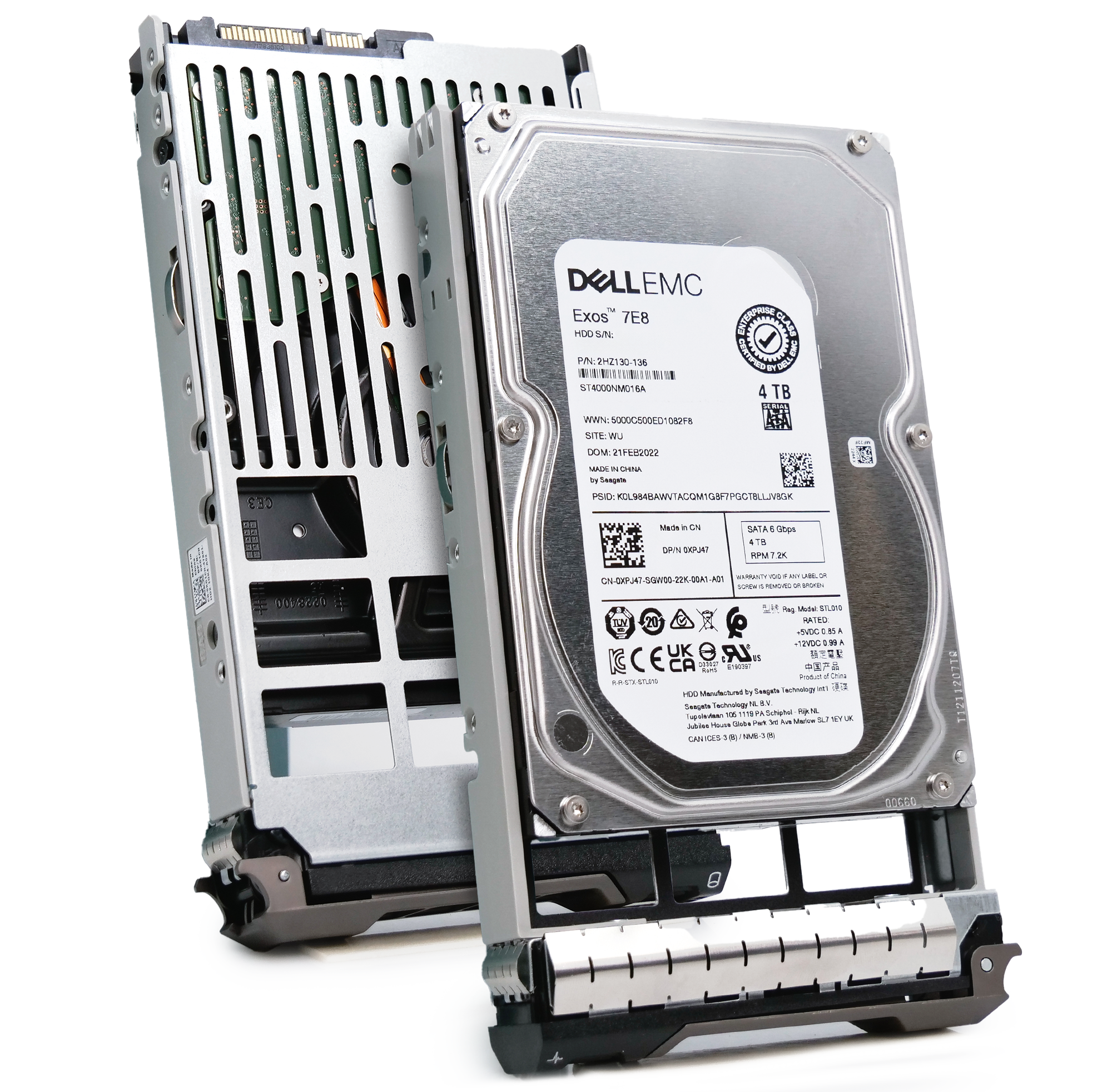 Dell G13 0XPJ47 4TB 7.2K RPM SATA 6Gb/s 512n 3.5in Recertified Hard Drive