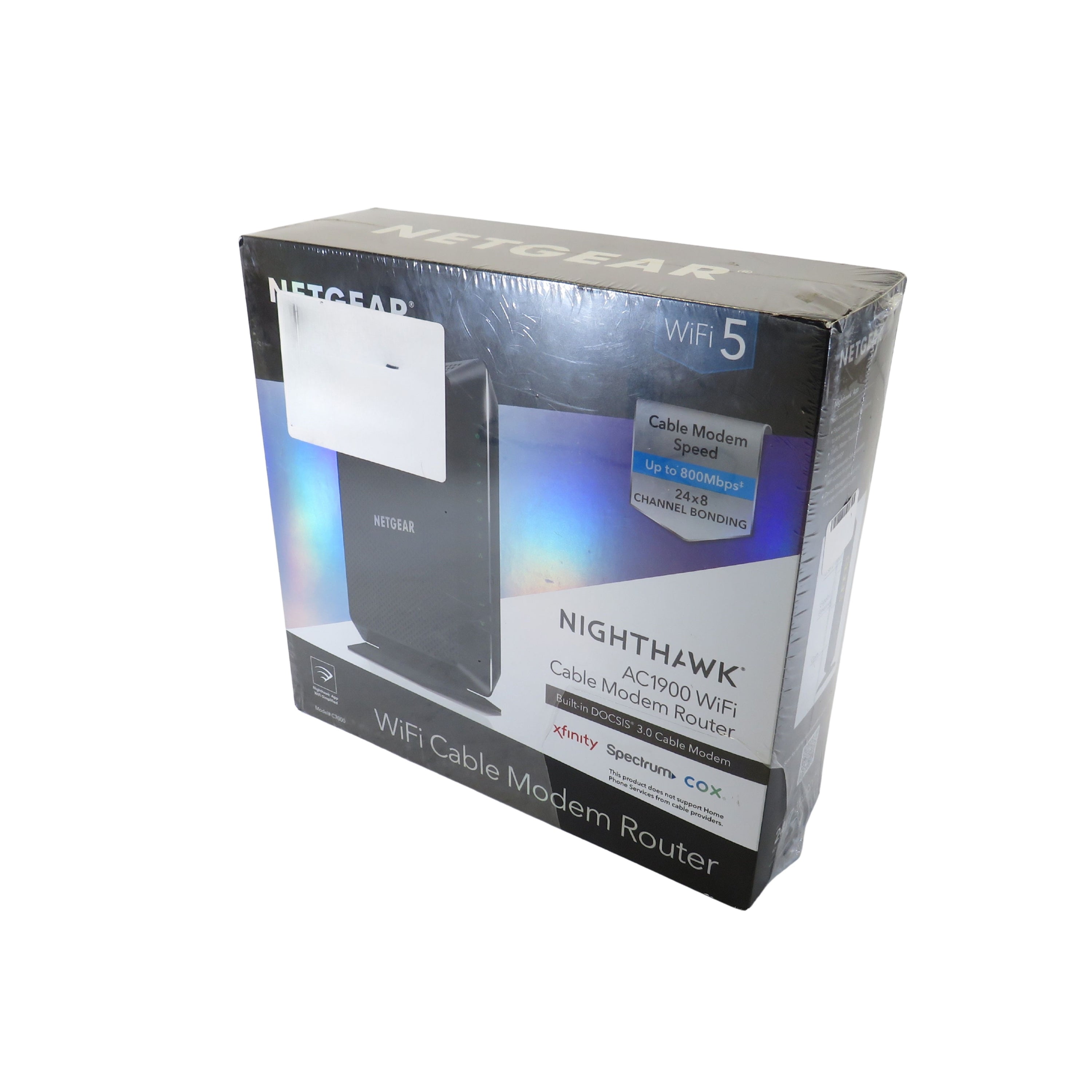 Netgear C7000-100NAS Nighthawk AC1900 WiFi 5 Gigabit Cable Modem Router