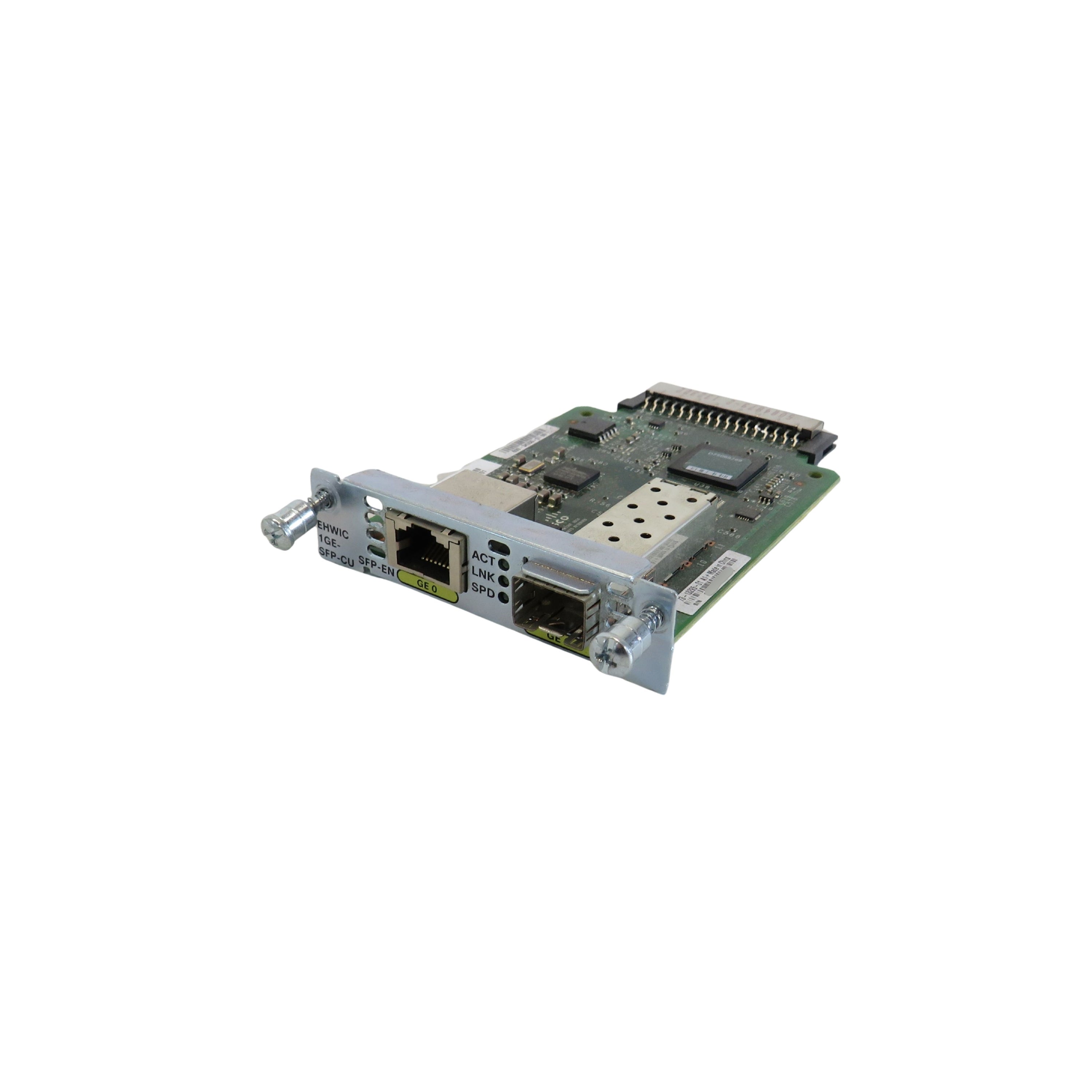 Cisco EHWIC-1GE-SFP-CU Enhanced HWIC, Dual Mode 1 Port SFP/Copper (Refurbished)
