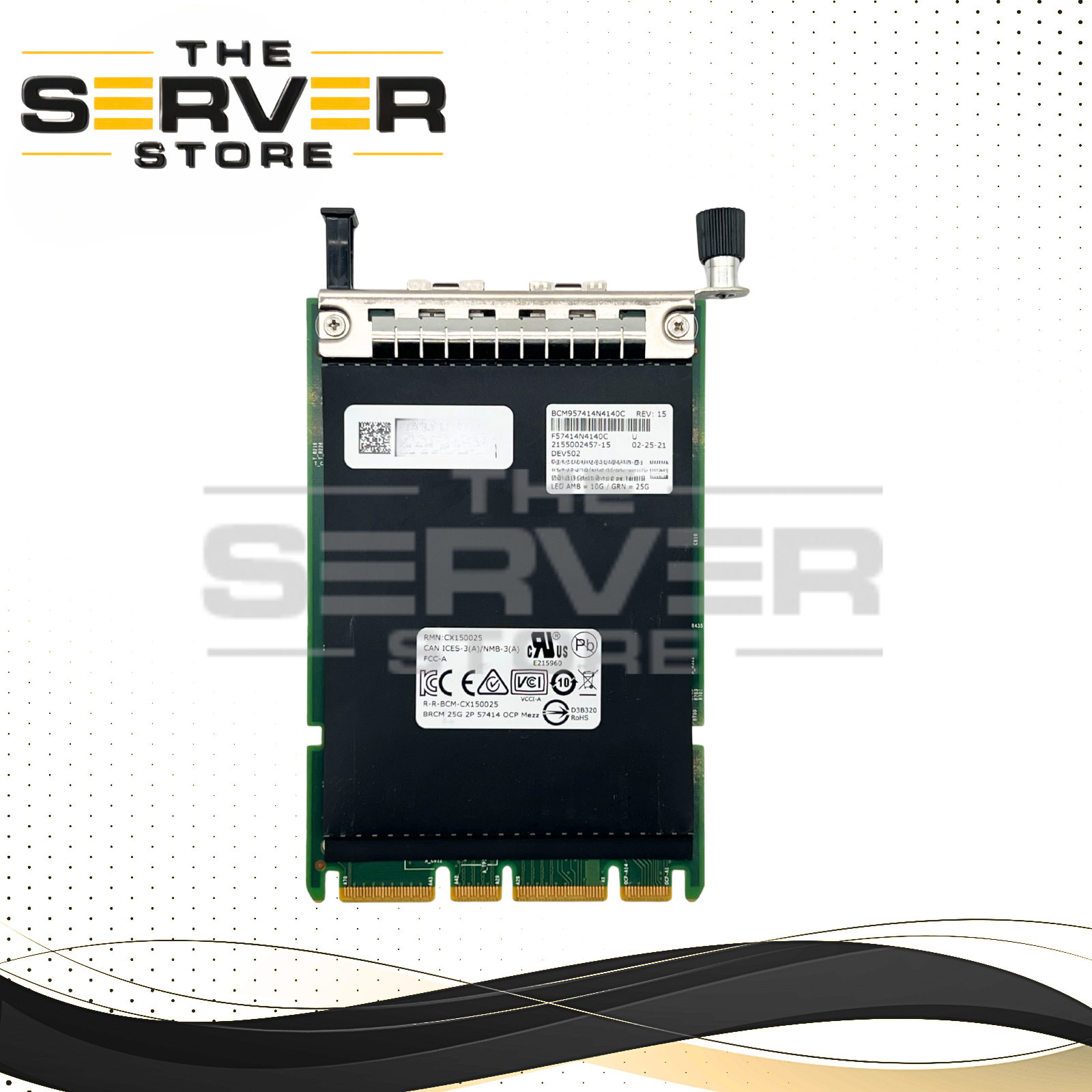 Broadcom BCM57414 N225P CX150025 Dual Port 25GbE SFP28 OCP 3.0 Network Adapter (NIC) BCM957414N4140C